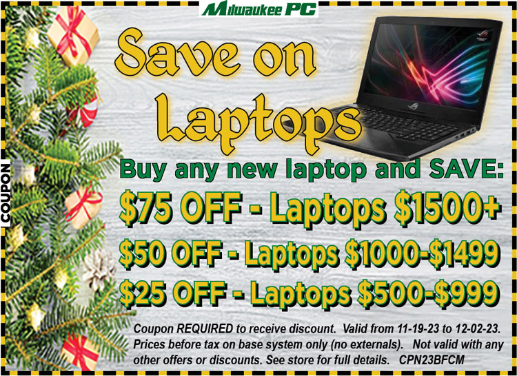 Save on laptop computers